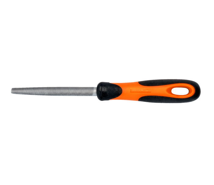 12" Bahco İnce Diş Saplı Yarım Yuvarlak Eğe