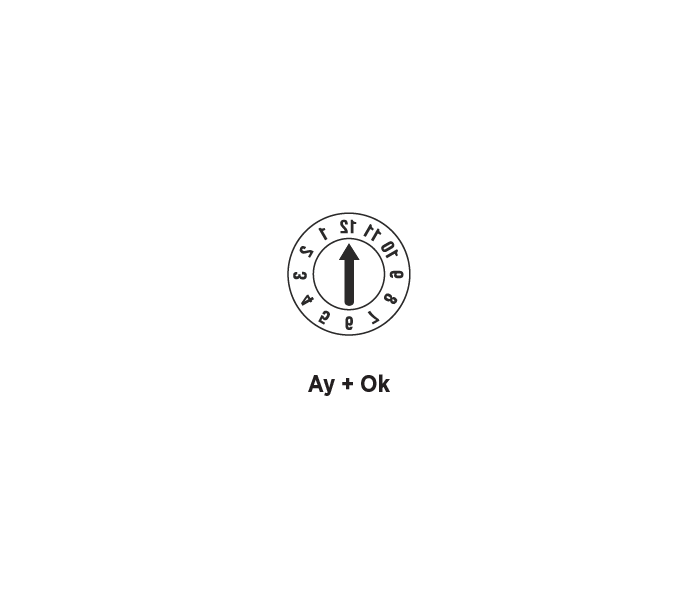 5X8mm AY OK KALIP TAKVİMİ