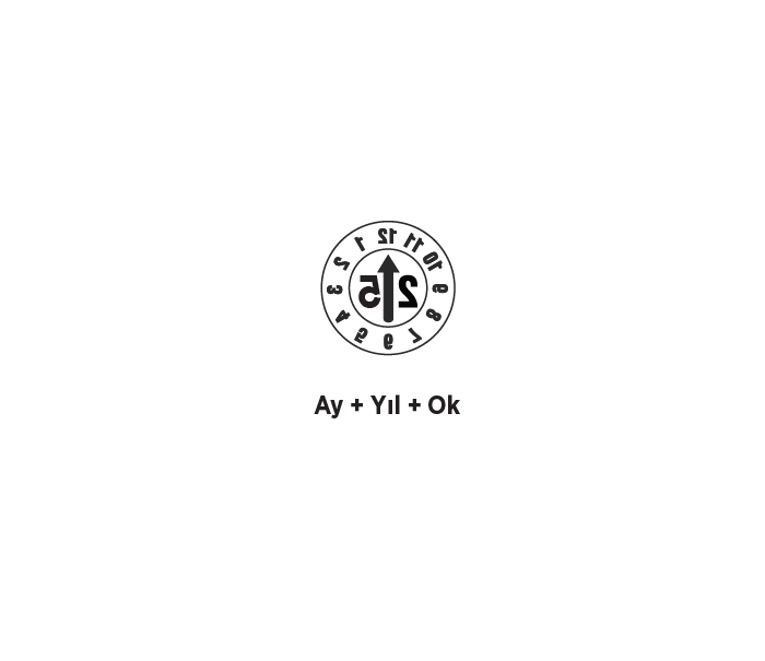 8X10mm AY YIL OK KALIP TAKVİMİ