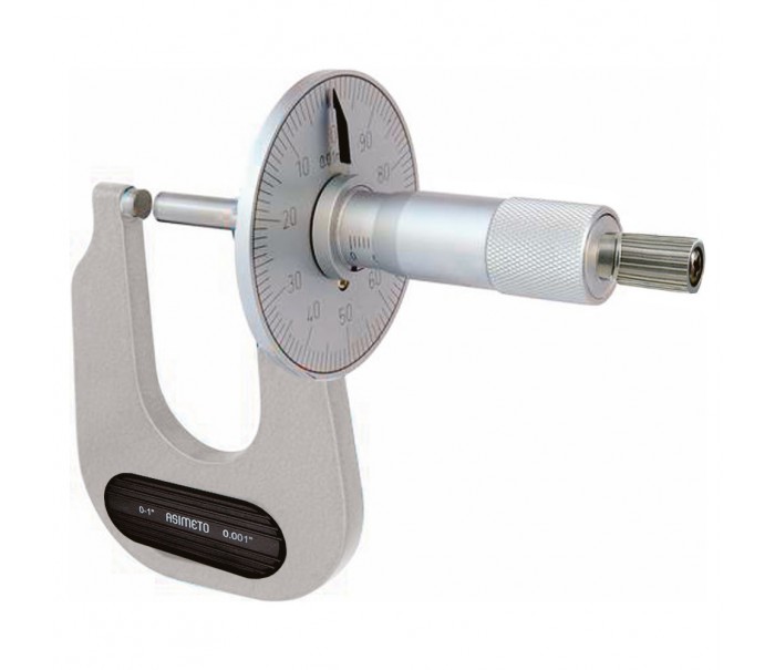 ASİMETO Mekanik Sac Mikrometre 0-25mm
