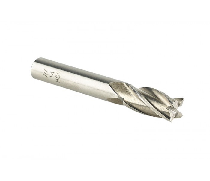 CHUAN BRAND 9.5mm 4 Ağızlı HSS Kısa Parmak Freze