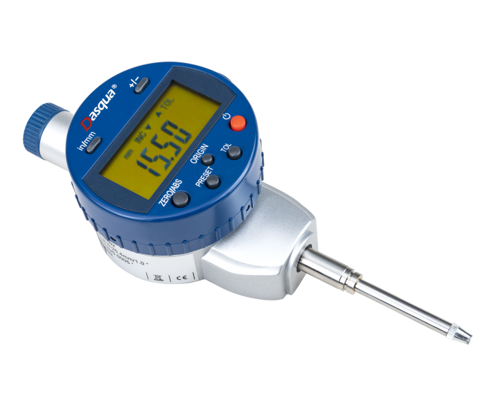 Dasqua 0-12,7mm ABSOLUTE DİJİTAL KOMPARATÖR SAATİ – BİLGİ ÇIKIŞLI 0,001