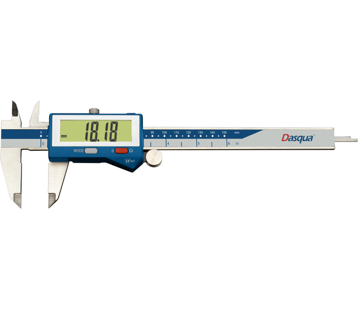 Dasqua 0-300mm LCD BÜYÜK EKRAN DİJİTAL KUMPAS IP67