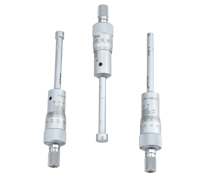 Dasqua 50-100mm MEKANİK 3 AYAKLI İÇ ÇAP MİKROMETRE SETİ 0,005