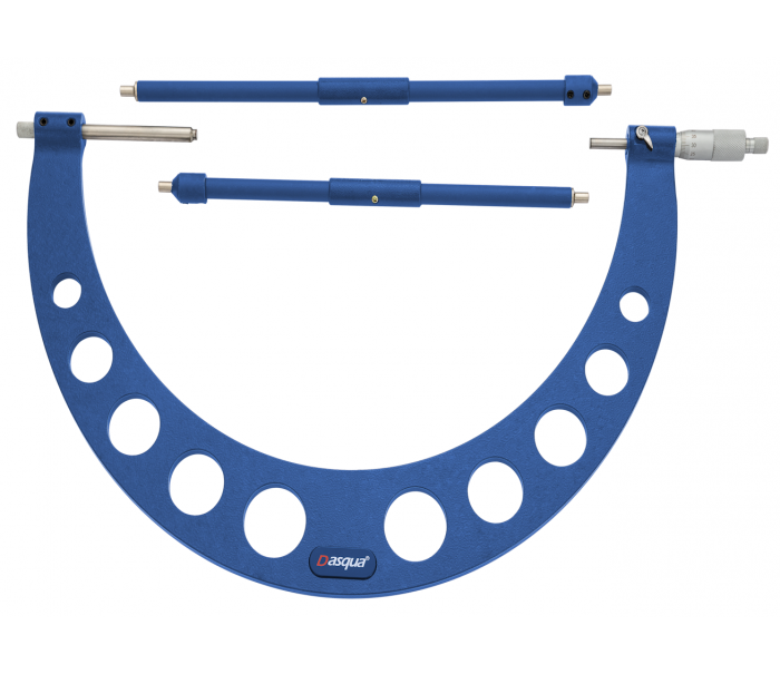 Dasqua 600-700mm AYARLANABİLİR UÇLU MEKANİK DIŞ ÇAP MİKROMETRE 0,01
