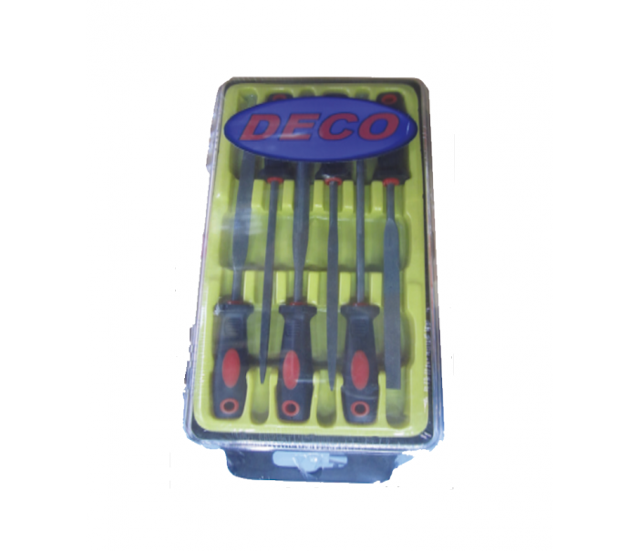 DECO 4x160mm 6 Parça Saplı Saatçi Eğe Takımı