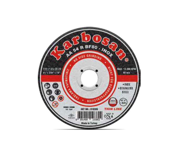 KARBOSAN 180X3.0X22.23 METAL KESME DİSKİ