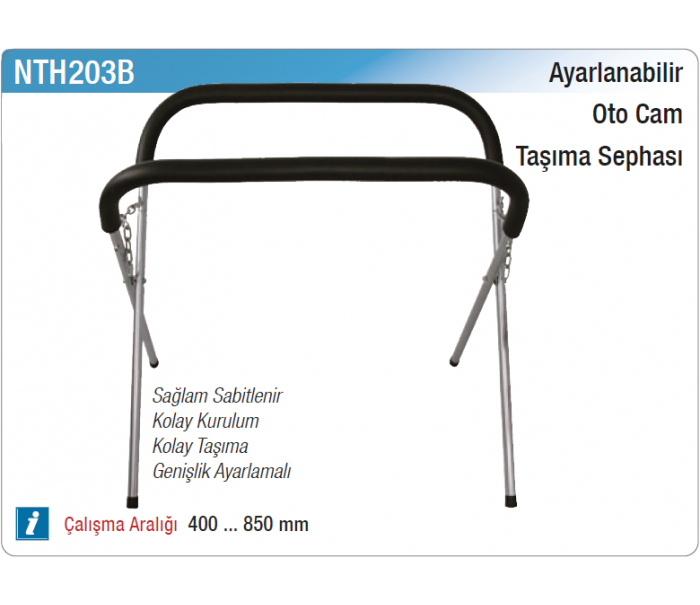 NT tools AYARLANABİLİR OTO CAM TAŞIMA SEPHASI