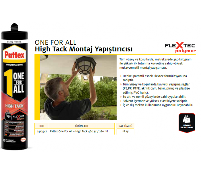 PATTEX ONE FOR ALL HT 460 g