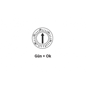 16X14mm GÜN OK KALIP TAKVİMİ