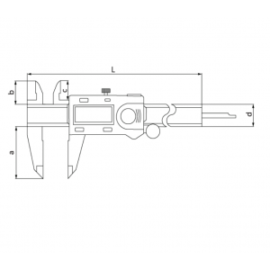 ASİMETO Alüminyum Saatli Kumpas 0-200mm