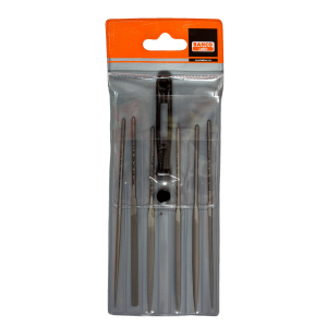 Bahco 140mm Kalın Diş 6 lı Saatçi Eğe Seti