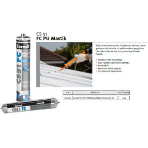 CERESİT CS51 FC PU MASTİK SOSİS BEYAZ 600 ml