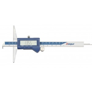 Dasqua 0-300mm DİJİTAL DERİNLİK KUMPASI 0,01 -TYPE B ÇENGELLİ