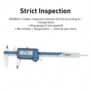Dasqua 0-300mm “ MAVİ SERİ “ LCD WATER PROOF LCD ABSOLUTE DİJİTAL KUMPAS IP54