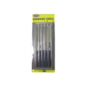 DECO 180x5mm 5 Parça PVC Paketli Elmas Eğe Takımı