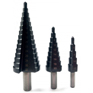DECO 4-20 TİAIN KAPLAMALI KADEMELİ SAC DELME MATKABI (SET)