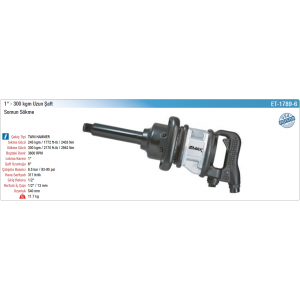 EMAX 1'' 300kgm UZUN ŞAFT SOMUN SÖKME