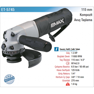 EMAX 115mm KOMPOZİT AVUÇ TAŞLAMA