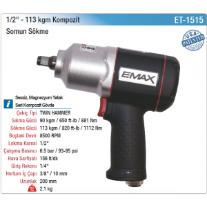 EMAX 1/2 113kgm KOMPOZİT SOMUN SÖKME