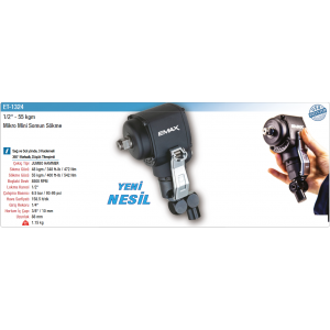EMAX 1/2 55kgm MİKRO MİNİ SOMUN SÖKME