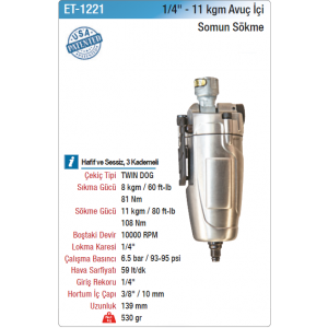 EMAX 1/4 11kgm AVUÇ İÇİ SOMUN SÖKME