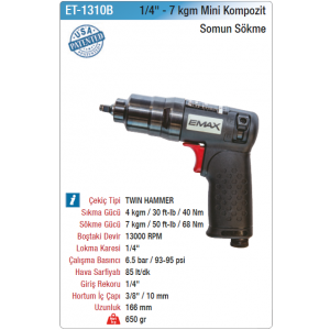 EMAX 1/4 7kgm MİNİ KOMPOZİT SOMUN SÖKME