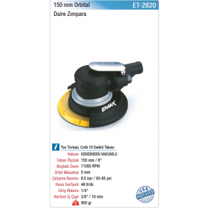 EMAX 150mm ORBİTAL DAİRE ZIMPARA