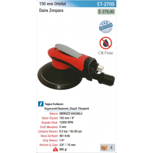 EMAX 150mm ORBİTAL DAİRE ZIMPARA