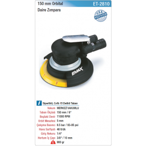 EMAX 150mm ORBİTAL DAİRE ZIMPARA