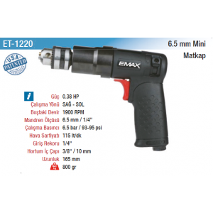 EMAX 6.5mm MİNİ MATKAP