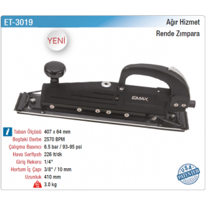EMAX AĞIR HİZMET RENDE ZIMPARA