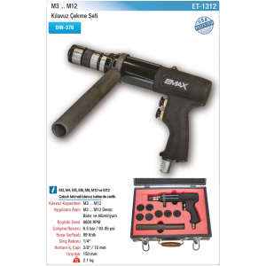 EMAX M3-M12 KLAVUZ ÇEKME SETİ