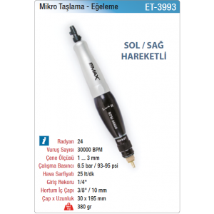 EMAX MİKRO TAŞLAMA-EĞELEME