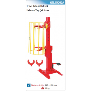 NT tools 1 TON KAFESLİ HİDROLİK HELEZON YAY ÇEKTİRME