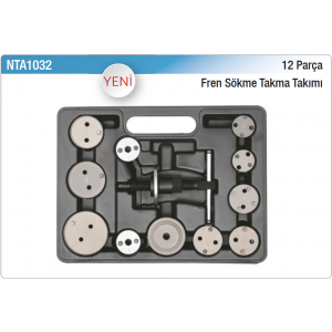 NT tools 12 PARÇA FREN SÖKME TAKMA TAKIMI