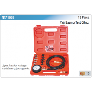 NT tools 13 PARÇA YAĞ BASINCI TEST CİHAZI