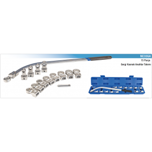 NT tools 15 PARÇA GERİ KASNAK ANAHTAR TAKIMI