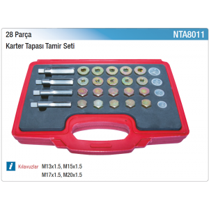 NT tools 28 PARÇA KARTER TAPASI TAMİR SETİ
