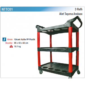 NT tools 3 RAFLI ALET TAŞIMA ÇANTASI