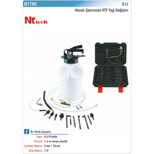 NT tools 6 Lt HAVALI ŞANZIMAN ATF YAĞ DEĞİŞİM