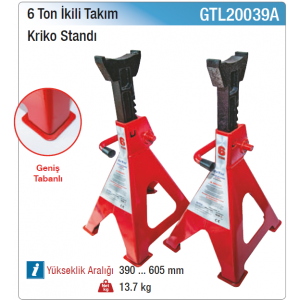 NT tools 6 TON İKİLİ TAKIM KRİKO STANDI