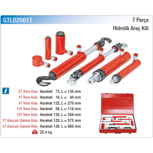 NT tools 7 PARÇA HİDROLİK ARAÇ KİTİ