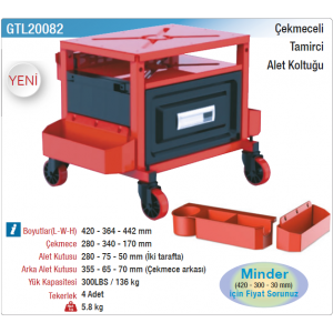 NT tools ÇEKMECELİ TAMİRCİ KOLTUĞU