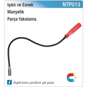 NT tools IŞIKLI VE ESNEK MANYETİK PARÇA YAKALAMA