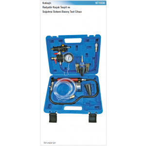 NT tools KISKAÇLI RADYATÖR KAÇAK TESPİT VE SOĞUTMA SİSTEMİ BASINÇ TEST CİHAZI