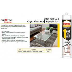 PATTEX ONE FOR ALL CRYSTAL 290 g