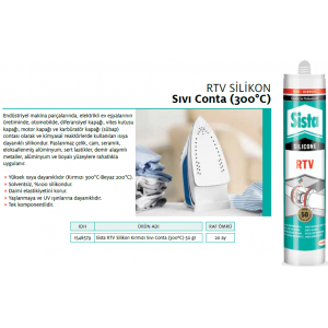 SİSTA RTV SİLİKON KIRMIZI SIVI CONTA BLİSTER 50gr