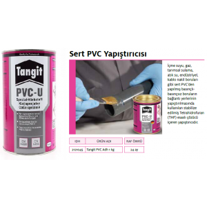 TANGİT SER PVC YAPIŞTIRICI KUTU 1 Kg FIRÇALI